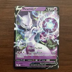 🔥Mewtwo V 030/078 Pokemon GO Full Art Holo Ultra Rare🔥 - Image 2