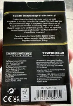 Pokemon TCG Mega Evolution: Chaos Rising Booster Bundle Box 6 Packs English - Image 2