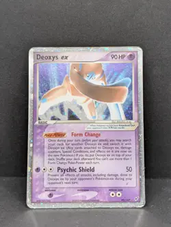 Deoxys ex (Defense Forme) 99/107 Deoxys Holo Rare vintage Pokemon TCG HP+ - Image 3