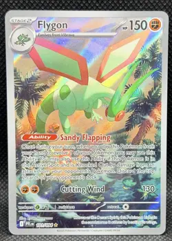 Flygon 101/094 Illustration Rare English NM - Phantasmal Flames - Pokemon TCG - Image 1