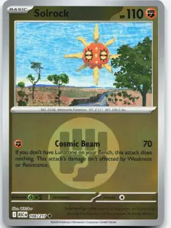 Solrock (Energy Symbol) 106/217 Holo Ascended Heroes Pokemon Reverse Holo NM - Image 1