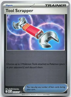 Tool Scrapper 212/217 Common Ascended Heroes Pokemon Reverse Holo Near Mint - Image 1