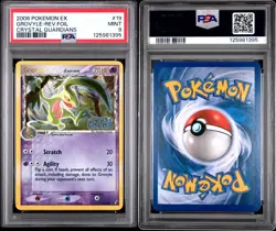 2006 POKEMON EX CRYSTAL GUARDIANS #19 GROVYLE-REVERSE FOIL PSA 9 ✅ *POP 60* ✅ - Image 3