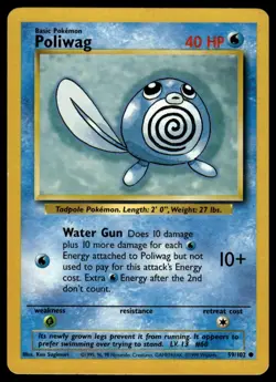 Poliwag #059/102 Base Set tcg Pokemon - Image 1
