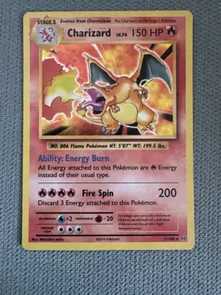 Charizard 11/108 Pokemon TCG XY Evolutions Holo Rare MP - Image 2