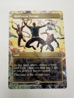 MTG- Multiversal Passage (Borderless) - Marvel's Spider-Man (SPM) IN HAND - Image 3