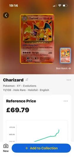 Charizard XY Evolutions Holo Rare Card 11/108 Pokemon TCG - Image 3