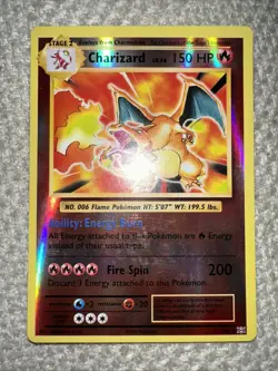 Charizard Lv.76 11/108 - XY Evolutions - Reverse Holo 2016 (NM) Pokemon TCG - Image 1
