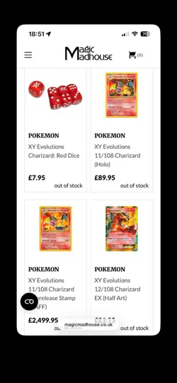 Pokemon TCG XY Evolutions Holo Charizard 11/108 + Charizard EX Vulpix Lot - Image 2