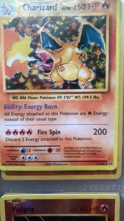 Pokemon TCG XY Evolutions Holo Charizard 11/108 + Charizard EX Vulpix Lot - Image 4