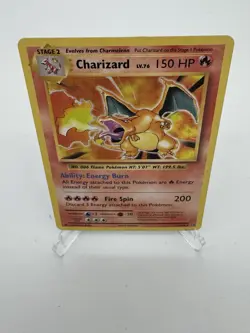 Pokemon TCG 2016 Charizard 11/108 Holo Rare XY Evolutions DMG - Image 2