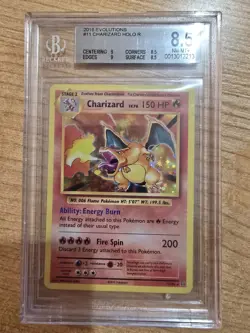 Charizard #11/108 XY Evolutions Holo (2016) – BGS 8.5 Graded – Pokemon TCG - Image 1