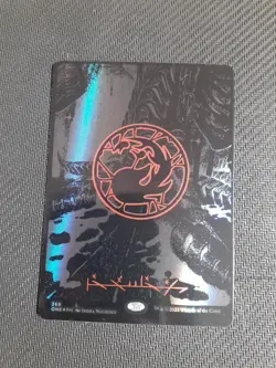 MTG - Mountain - Oil Slick Raised Foil - All Will be One - Magic the Gathering - Image 1