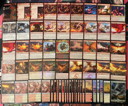 MTG - 60 CARD RED PHOENIX DECK - SUNSTREAK, FLAMEWAKE, LAMPLIGHT, BLOODFEATHER ~ - Image 1