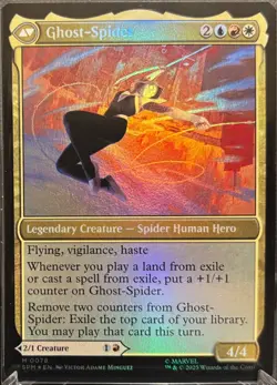 MTG Marvel Spider-Man Gwen Stacy/Ghost-Spider Foil (Mythic) - Image 2