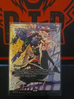 Relentless Assault (Borderless) 0025 - Marvel's Spider-Man MTG NM/M - Image 1