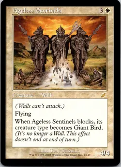 Ageless Sentinels [Scourge] Rare Magic MTG Never Played NP 2003 1/143 - Image 5