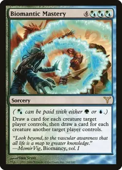 2x Biomantic Mastery Dissension MP MTG - Image 1