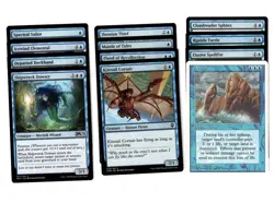 100 Blue Magic: The Gathering Cards | MTG Lot | Near Mint - Played - Image 1