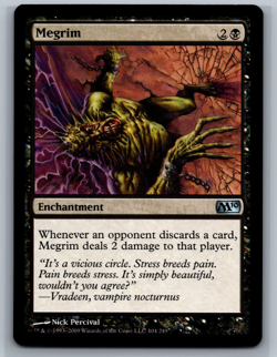 Magic The Gathering Magic 2010 Megrim #104/249 MTG TCG CCG M10 - Image 1
