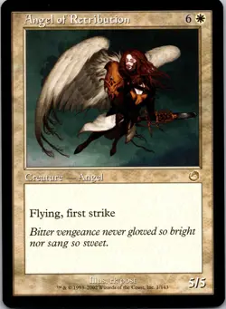 Angel of Retribution [Torment] Magic MTG 2002 Never Played NP 1/143 - Image 1