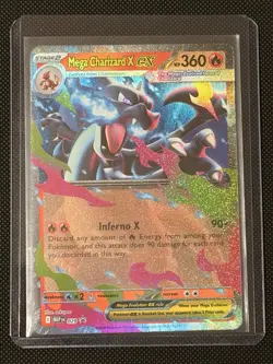 Mega Charizard X ex Black Star Promo Holo Foil 029 Pokemon Card Mint - Image 1