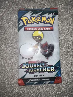1X SEALED Journey Together Fun Pack 3 Card Booster Pack 2025 Pokemon - Image 1