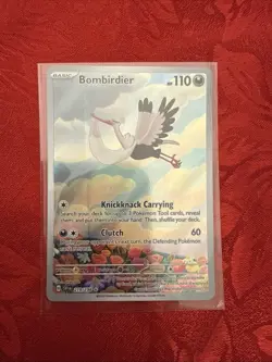 Pokemon TCG Bombirdier Illustration Rare Card Scarlet & Violet 219/198 - Image 1
