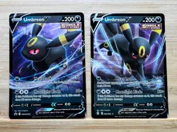 Umbreon V 094/203 SWSH07: Evolving Skies Holo And Umbreon V Swsh203 2 Cards NM - Image 1