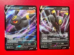 Umbreon V 094/203 SWSH07: Evolving Skies Holo And Umbreon V Swsh203 2 Cards NM - Image 2
