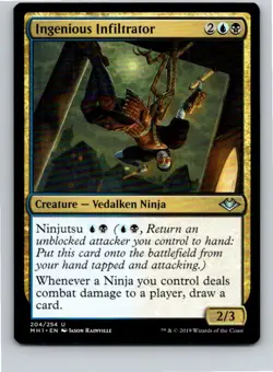 Magic the Gathering Ingenious Infiltrator Modern Horizons MTG Free Shipping! - Image 1