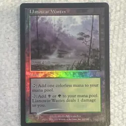 Wizards of the Coast MTG Llanowar Wastes Apocalypse English Foil Rare #141/143 - Image 1