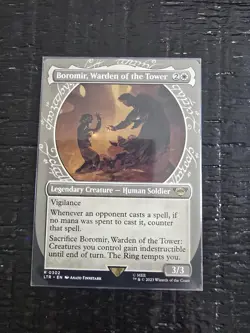 Wizards of the Coast MTG Boromir, Warden of the Tower LTR Showcase Rare EN R0302 - Image 1