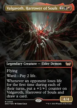 Valgavoth, Harrower of Souls - Foil Extended Art DSC LP MTG - Image 1