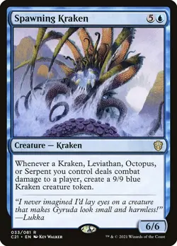 MTG Spawning Kraken [C21] #33 en - Image 1