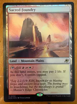 Sacred Foundry #256 FOIL - Edge Of Eternities - Near Mint MTG - Image 1