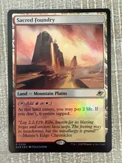 Sacred Foundry #256 FOIL - Edge Of Eternities - Near Mint MTG - Image 3