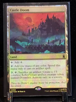 Castle Doom Marvel Super Heroes Foil 0263 - Image 1