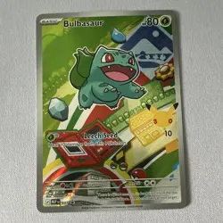Nintendo Bulbasaur Promo Holo Pokemon Card #037 HP 80 English 2026 - Image 1