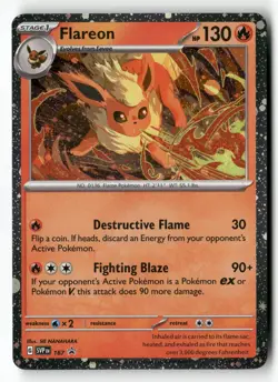 Flareon (Cosmos Holo) 167 Holo Promo Scarlet & Violet Promo Pokemon Near Mint - Image 1
