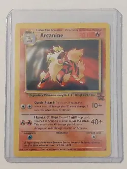 Pokemon ARCANINE #6 BLACK STAR PROMO Nmint WOTC TCG B86 - Image 1