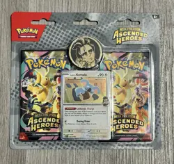 Pokemon Mega Evolution Ascended Heroes 2 Pack Blister Larry's Komala New Sealed - Image 1