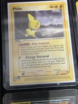 Pokemon TCG 5-Card Lot Charizard Mega Charizard X EX Pichu Pidgey Foil - Image 3
