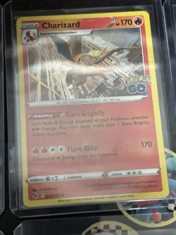 Pokemon TCG 5-Card Lot Charizard Mega Charizard X EX Pichu Pidgey Foil - Image 4