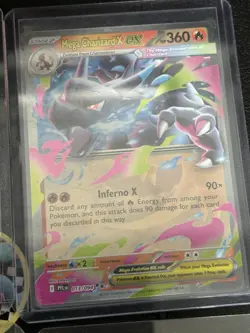 Pokemon TCG 5-Card Lot Charizard Mega Charizard X EX Pichu Pidgey Foil - Image 5
