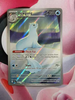 Dewgong 097/094 Illustration Rare Phantasmal Flames Pokemon Near Mint - Image 1
