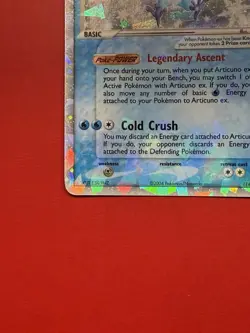 Articuno ex Secret Rare 114/112 FireRed & LeafGreen Pokemon English LP - Image 2