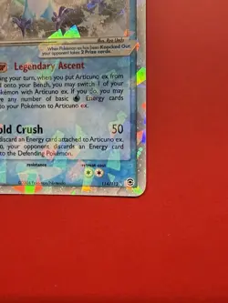 Articuno ex Secret Rare 114/112 FireRed & LeafGreen Pokemon English LP - Image 3
