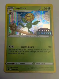Sunflora SWSH269 Holo Promo Silver Tempest Pokemon TCG NM - Image 1