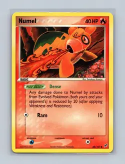 Numel 68/107 Common Deoxys Pokemon Lightly Played - Image 1